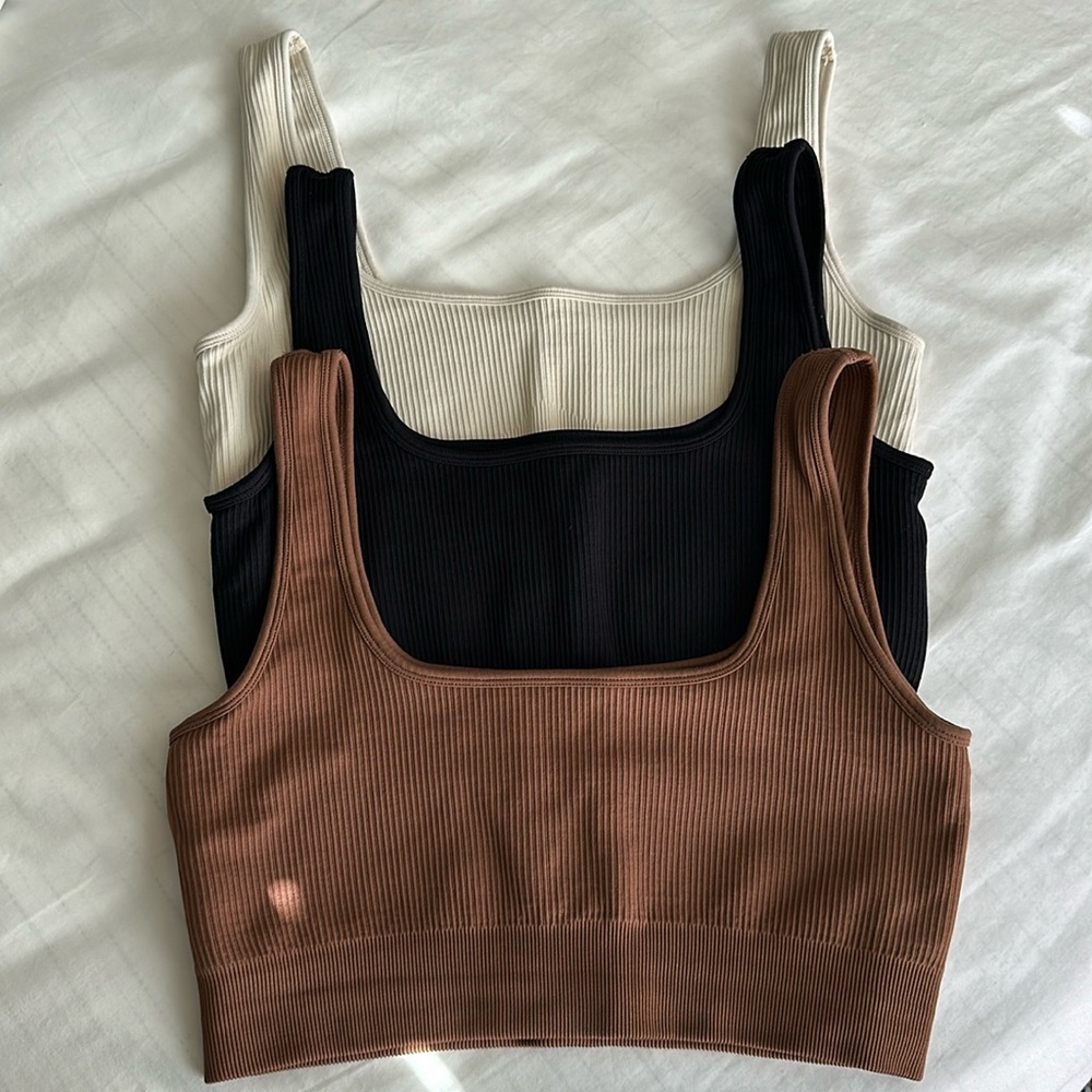 QQQ Women’s 3 Piece Medium Support Sports Bra